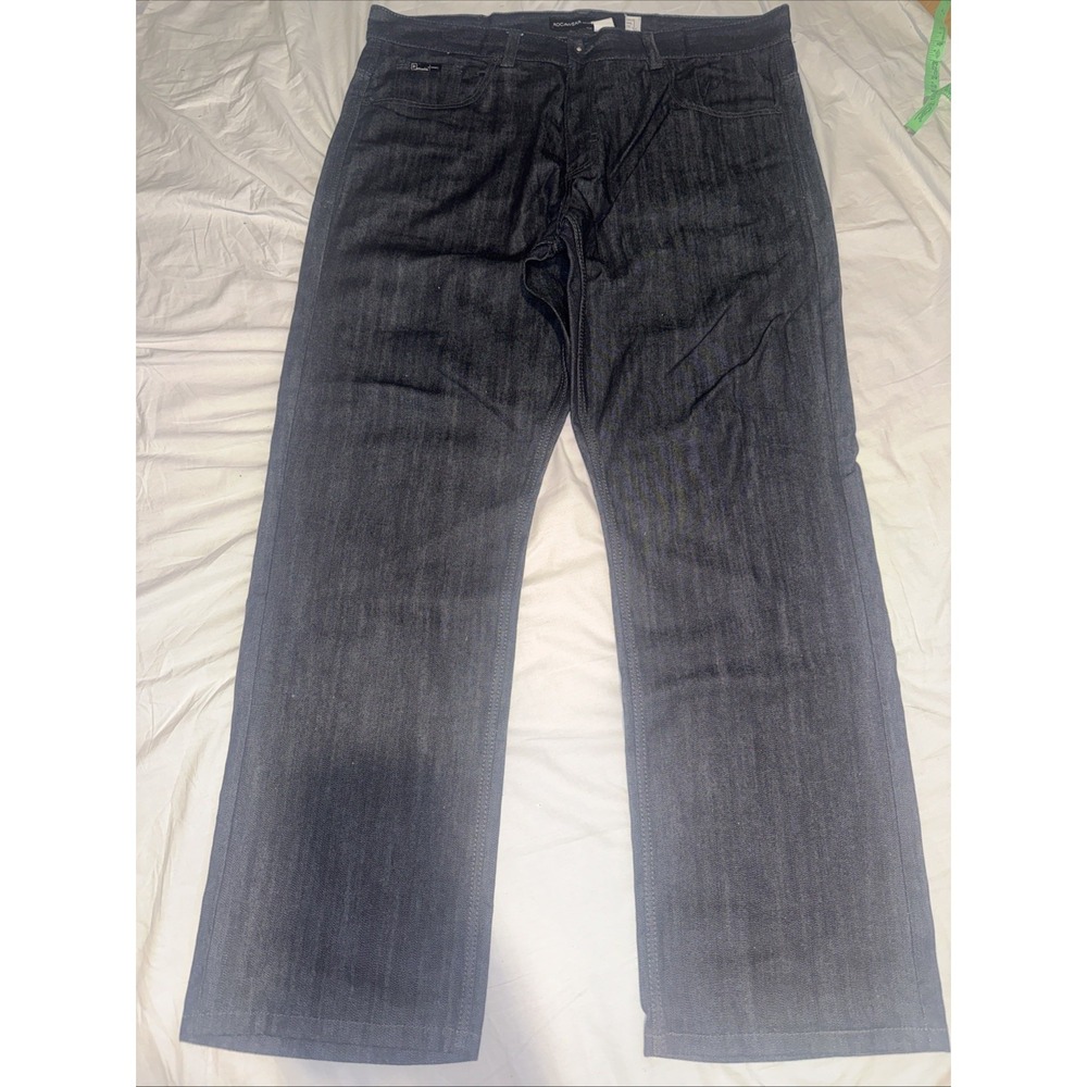 Y2k Rocawear Jeans Original Fit Mens Black 42X36